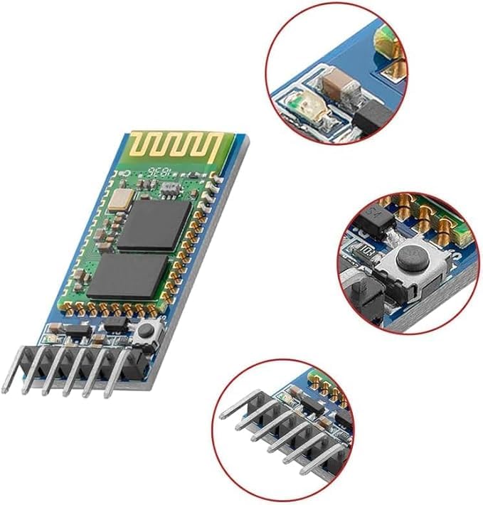 Bluetooth HC Module 05 Transceiver RF Wireless TTL Series Pack of 3 | Compatible with Arduino and Raspberry Pi