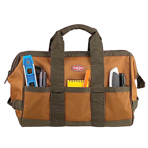 Bucket Boss Gatemouth 16 Tool Bag and Bucketeer Bucket Tool Organizer Bundle, 60016 and 10030