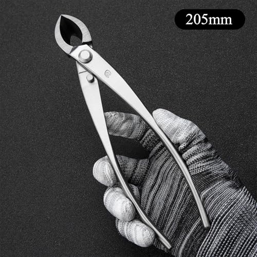 Bonsai Tools 5-Piece Alloy Steel Bonsai tool Kit In Cluding 210mm Long Handle Scissors / 205mm Branch Cutter / 205mm Knob Cutter / 200mm Straight Root Hook/Tweezers (NBK5-01)
