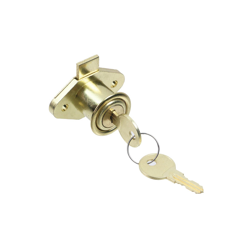 Drawer Locks with 4 Same Keys, Antique Gold, Zinc Alloy, 4Pcs 4 Pieces