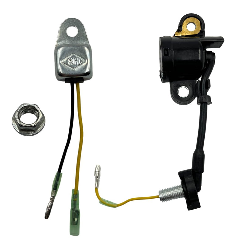 Oil Level Switch replace 15510-ZE1-043 & OIL ALERT Sensor replace 34150-ZH7-023 for Honda GX120 GX140 GX160 GX200 engines with nut