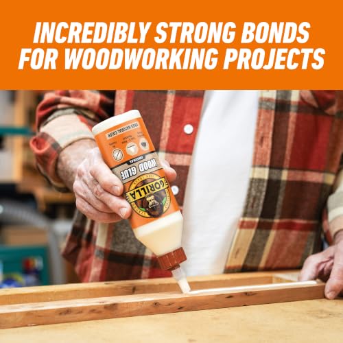 Gorilla Wood Glue, Natural Color, 36 oz Bottle 36oz 1