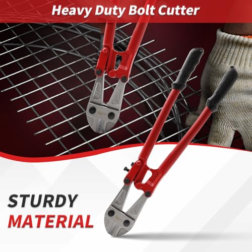 18 Inch CR-V Heavy Duty Bolt Cutters, Lock Cutter for Padlock 18 Inch