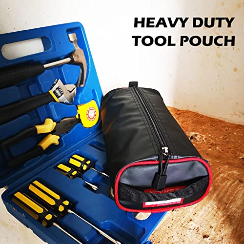 Rough Enough Small Tool Bag Pouch Case with Handle Zipper Bundle