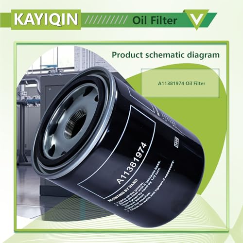 A11381974 KAYIQIN Oil Filter Compatible with L30/37/45/50 Air Compressor, Replacement Part ZS1166973