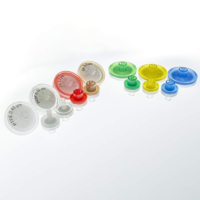 GVS Filter Technology, Syringe Filter, ABLUO, 33mm, PVDF membrane, 0.45µm, PP Housing, 10/pk 33 mm