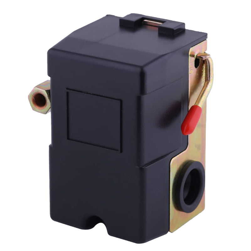 Air Compressor Pressure Switch 95-125 PSI Pump Pressure Switch 1/4" NPT Air-Pump Pressure Switch Pumptrol Single Port Air Pressure Switch