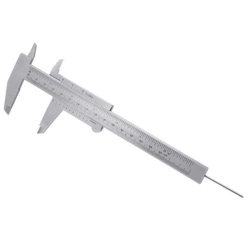 150 mm Eyebrow Ruler, Double Scale Calliper Ruler, Plastic Caliper, Positioning, Eyebrow Ruler, Micrometer, for Permanent Make-Up, Tattoo, Eyebrow Line, Lip