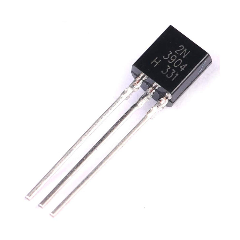 Hailege 100pcs 2N3904 TO-92 TO92 NPN Transistor 3904 Triode Transistor TO-92 0.2A/40V