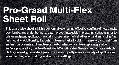 Multi-Flex Abrasive Sheets 8" x 4", A-VFN, 60 Sheets, 07521