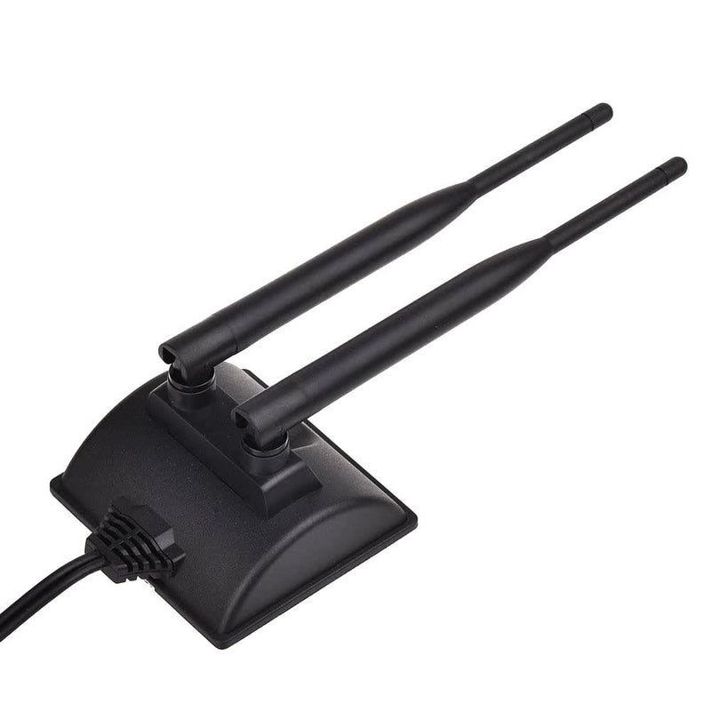 MustPoint 2.4GHz 5GHz Dual Band RP-SMA Male WiFi Antenna + IPEX MHF4 to RP-SMA Female Cable 9.8 inch for M.2 NGFF Network Card PC Computer