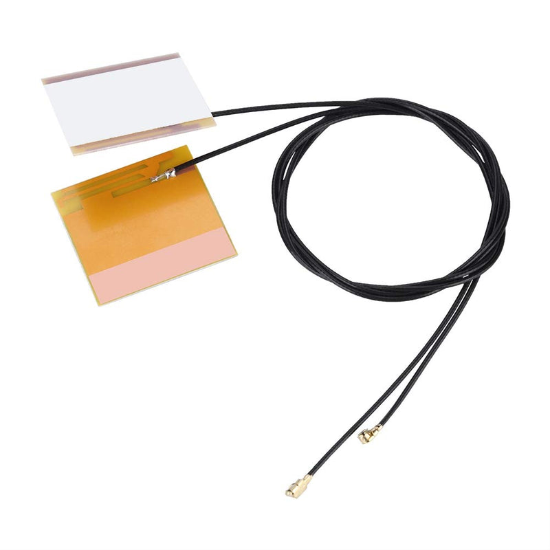 Zerone Mini PCI/IPEX Pigtail Network Antenna Cable, G1 Built-in Antenna for Notebook 2.4G/5G Stable 46cm, 2Pcs