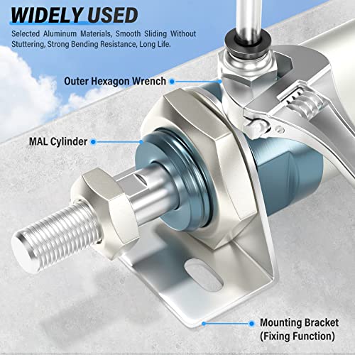 TAILONZ MAL Air Cylinder 32mm Bore 150mm Stroke with Y Connector (1Pc)