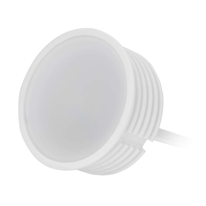HCFEI 6x LED module flat dimmable 230V 5W for recessed spotlight MR16 warm white 3000K replacement GU10 Ø 50mm recessed frame bulb