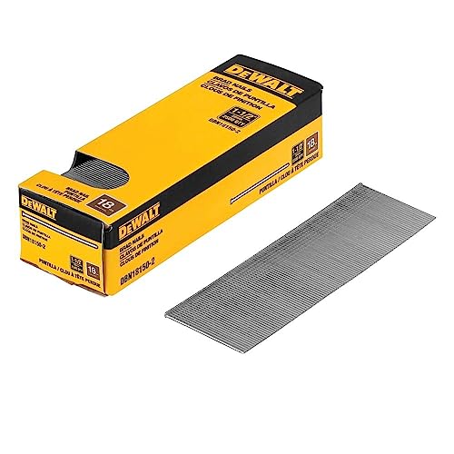 DEWALT 18GA 1 IN 2.5K and 18GA 1-1/2 IN 2.5K Brad Nail Bundle