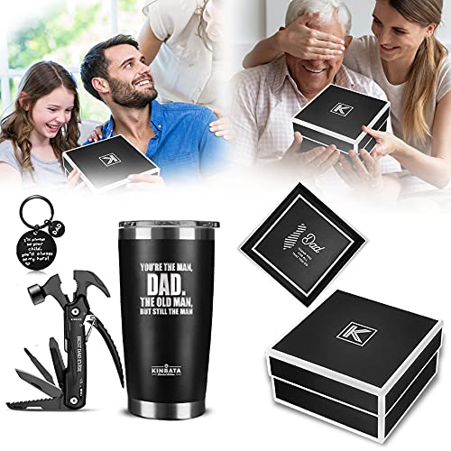Birthday Gift For Dad-Fathers Best Day for Dad Ever Gifts for Men from Daughter Son Wife Personalized Present for Him PaPa Multitool A-DAD Multitool SET