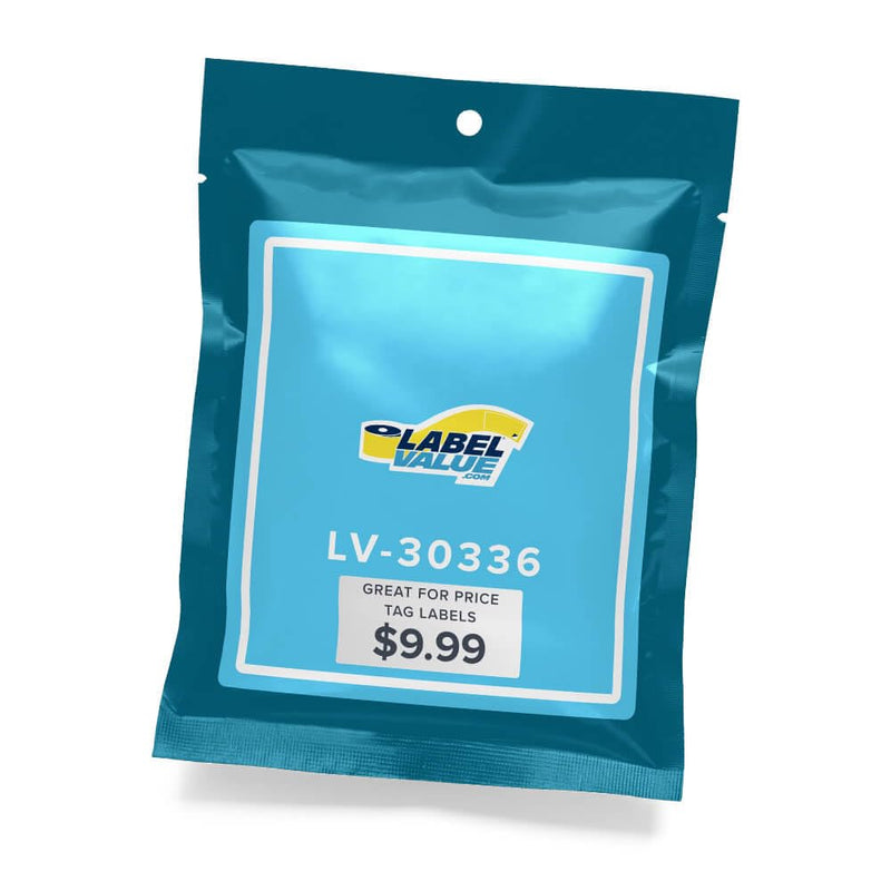 Dymo LV-30336 Compatible Labels - 1 x 2-1/8