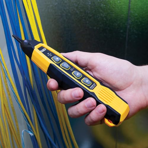 Klein Tools VDV500-123 | Wire Tracer with LED Work Light | For Ethernet, Telephone (RJ11/RJ12), Network (RJ45), Coaxial, Speaker and Data Cable probe Bag