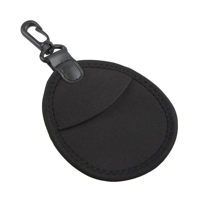 2 Pack Lens Filter Pouch Mini Storage Bag Sleeve Protective Case with Keychain Hook 2 Pockets For Camera CPL MC UV ND 25mm-72mm 43mm 46mm 49mm 52mm 55mm 58mm 62mm 67mm