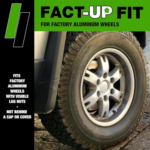 DPAccessories Lug Nuts Compatible with 2019-2023 Ford Ranger | Black OEM Style | Factory Aluminum Wheels Only | Set of 24 Wheel Nuts | DFORAN04F-BK/1 2019-2023 Factory Wheels
