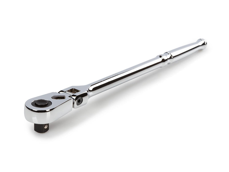 TEKTON 3/8 Inch Drive x 12 Inch Flex Head Long Ratchet | SRH31112 Quick-Release