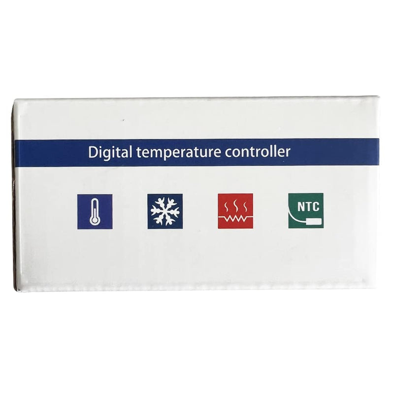 KETOTEK Temperature Controller with Sensor 230V 30A, Digital Thermostat Relay -30℃~300℃, Temperature Switch Cooling Heating Temperature Control for Incubator Reptiles 30A -30~300℃