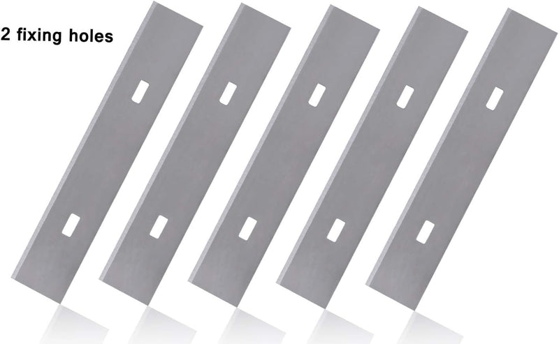 Scraper Blades 4 Inch, 200PCS Replacement Scraper Blades Carbon Steel Razor Blade for Scraper Yellow Shell