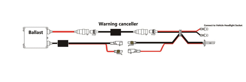 HID Warning Canceller Capacitor Anti Flicker Error Code Capacitor Decoder (Pack of 2)