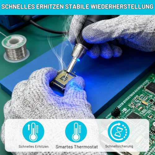 C210 Soldering Tips Set, C210-K/I/IS Replacement Tips for T1 Max, Pack of 3 | C210-K/I/IS Soldering Iron Tip, Quick Heating, Integrated Soldering Iron Tips for Electronics Repair, Precision Soldering Tip