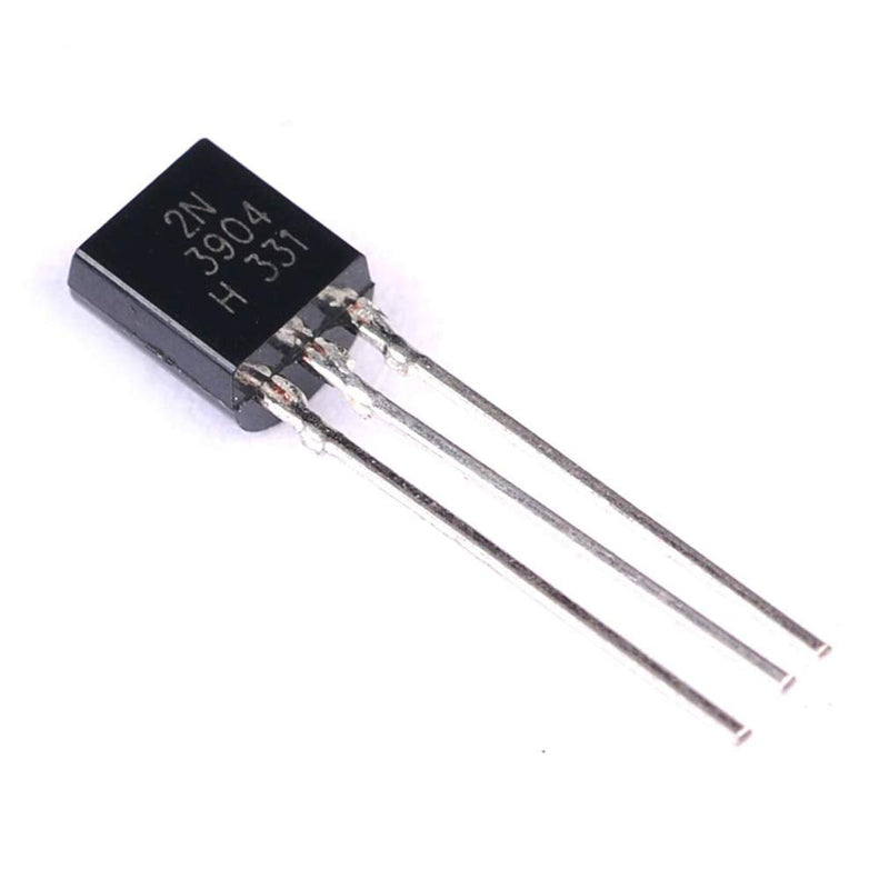 Hailege 100pcs 2N3904 TO-92 TO92 NPN Transistor 3904 Triode Transistor TO-92 0.2A/40V
