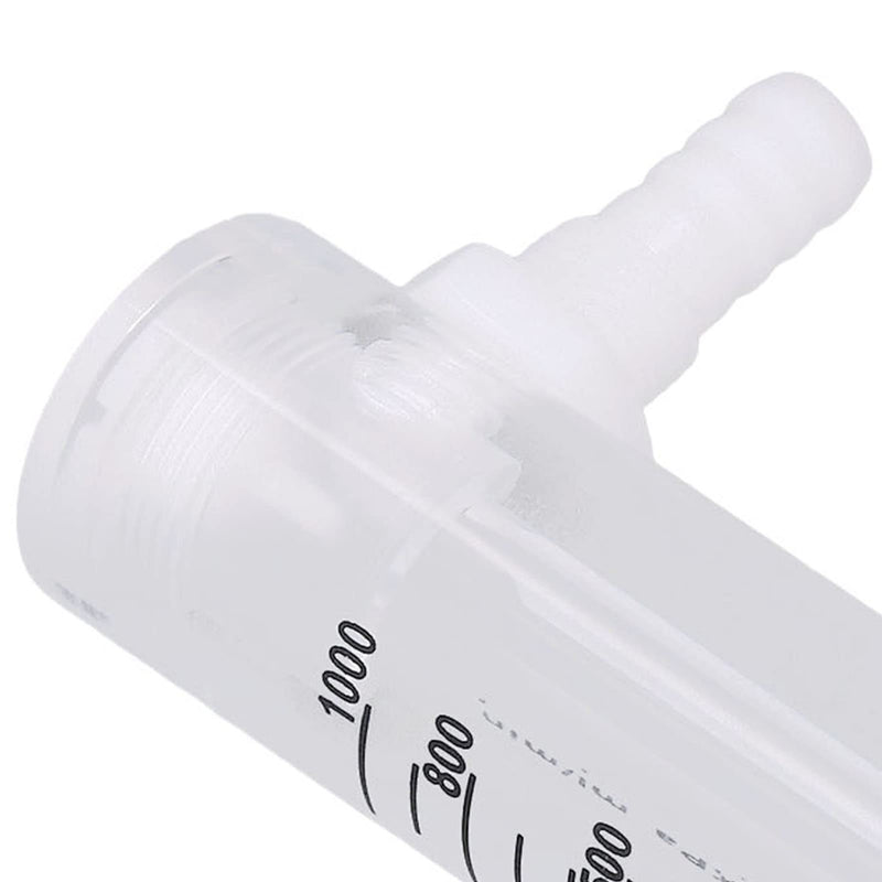 Gas Flow Meter Tester Air Adjustable Panel Measuring Control Flow Meter 10-1000ml Min Durable Acrylic Material for Gas Measurement