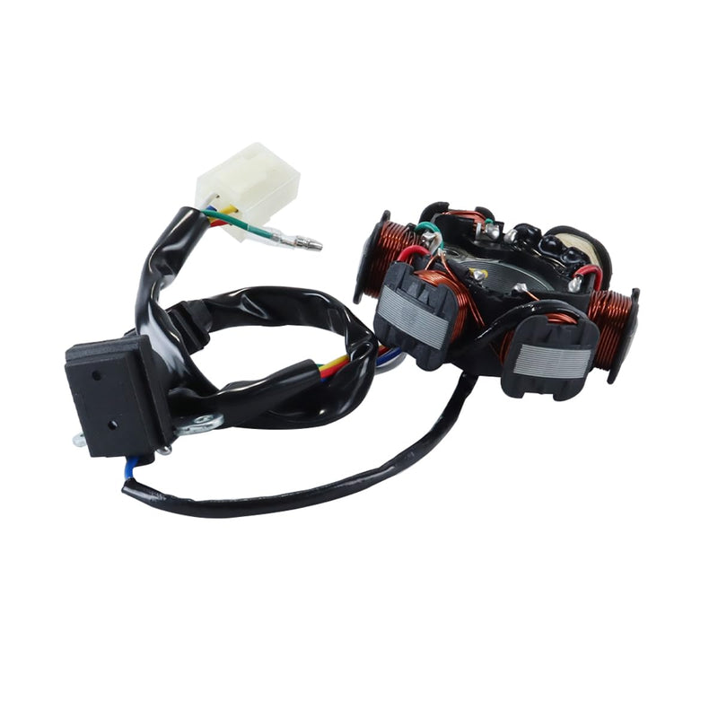 125 Lichtmaschine, Lichtmaschine 50 cm, Generator-Magneto-Statorspule, 6 Spulen, 5-Draht-Motorrad-Magneto-Statorspule, Ersatz für 50 CC 70 CC