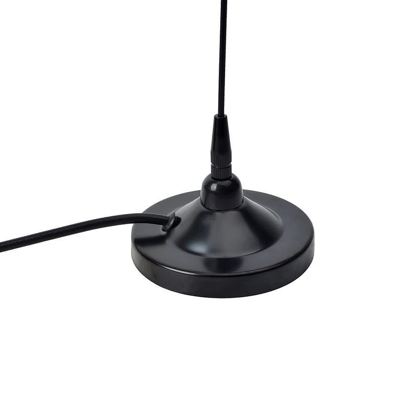 UAYESOK Dual Band Magnetic Mount Mobile Antenna 2m/70cm VHF/UHF Heavy Duty Magnet Base Antenna PL-259 Plug for Car Vehicel SUV Ham Radio Scanner Repeater System