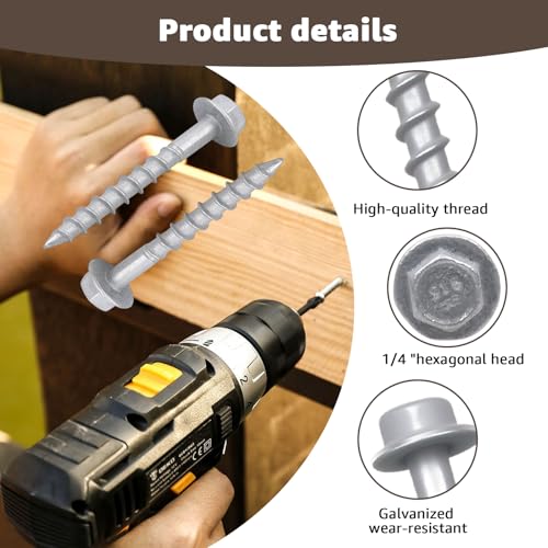 Joist Hanger Screws Galvanized #9 x 1-1/2" for Support Beam Hanger