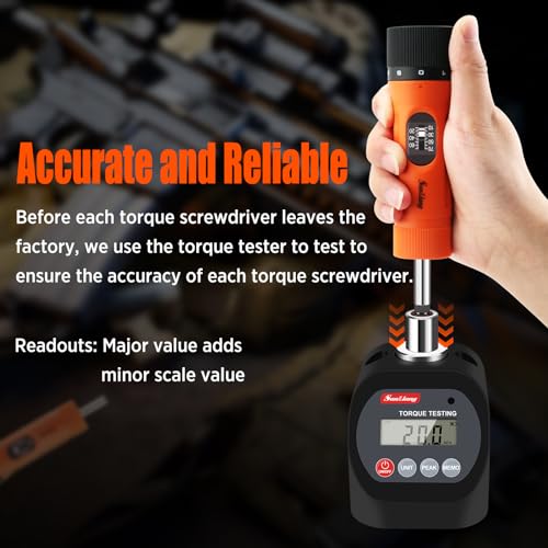 Sanliang 36Pcs Torque Screwdriver Wrench Driver Set 10-70 Inch Pounds lbs with 29 S2 Bits，5 Drive Sockets ，1/4" Socket Adapter for Maintenance,Tools, Bike Repairing and Mounting.