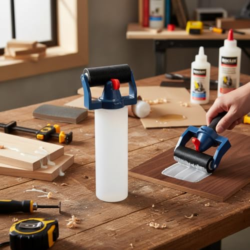 Marhynchus Wood Glue Dispenser with Precision Roller, Mess-Free