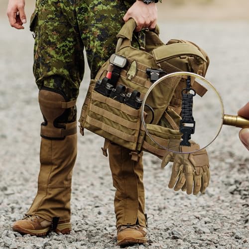 MELOTOUGH Small Tool Holder, Min Work Organizer Tool Pouch and Knife Holster with Snap Clip,Tactical Glove Clip Work Glove Holder Clip for Tool Belt,Tactical Backpack,Outdoor Accessory