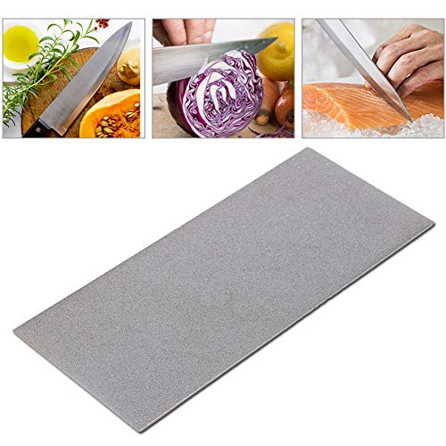 Diamond Grinding Plate 150 Grit, Rectangle Diamond Whetstone, Thin Grinding Stones, Outdoor Kitchen Grinding Tool (150) 150 mesh