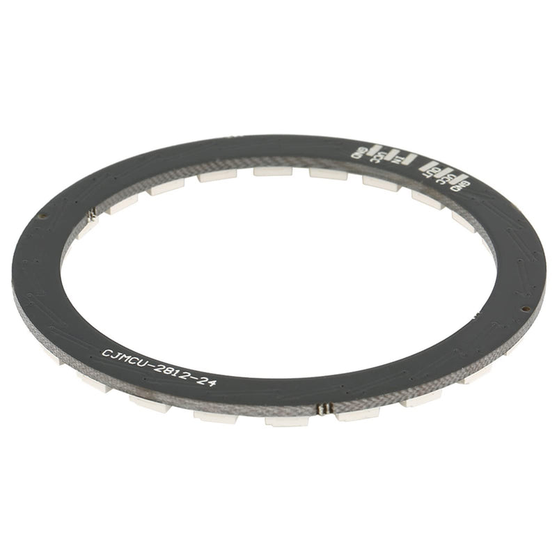 Fafeicy 2pcs 24-Bit WS2812 5050 RGB LED Ring Lamp Light with Integrated Drivers 5VDC, 7cm Inner Diameter, 8.5cm Outer Diameter (2)
