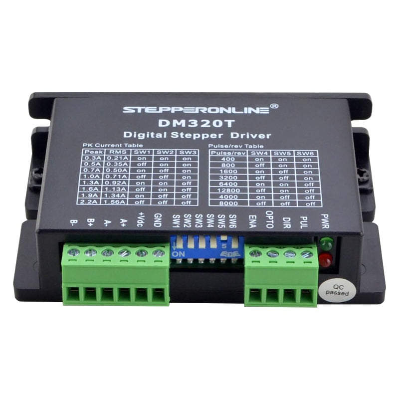 STEPPERONLINE DM320T Digital Stepper Motor Driver 0.3-2.2A 10-30VDC | Stepper Motor Driver For Nema 8,11,14,16,17 Stepper Motor CNC