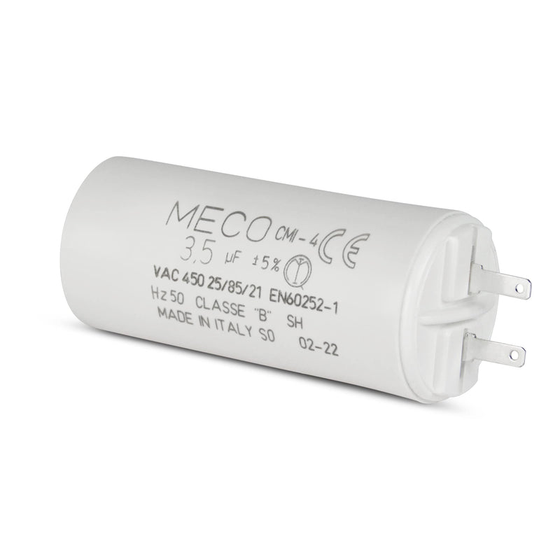 Capacitor 3.5 µF Especially for Somfy Roller Shutters 10 Nm with Small Connection 2.8 mm
