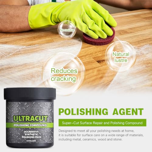 2026 New Multi-Surface Ultracut Polishing Compound with Pad - 100G/3.53OZ