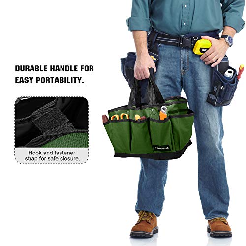 Housolution Gardening Tote Bag with 8PCS Garden Tools Set