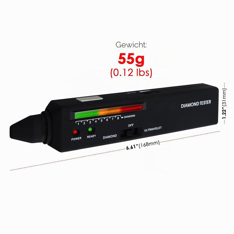 Diamond Tester with UV Light - Professional Diamond Selector for Jewelers, Pawnshops and Stores