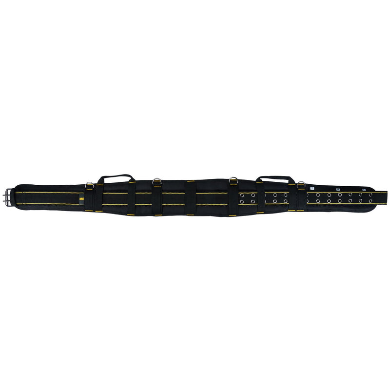 MELOTOUGH Padded Tool Belt for Men with handle strap, Heavy Duty Work Belt with D ring, Adjustable Waist 36"-47" for Electrician (Work Belt Suspenders Not Included) 4 D-rings Hook