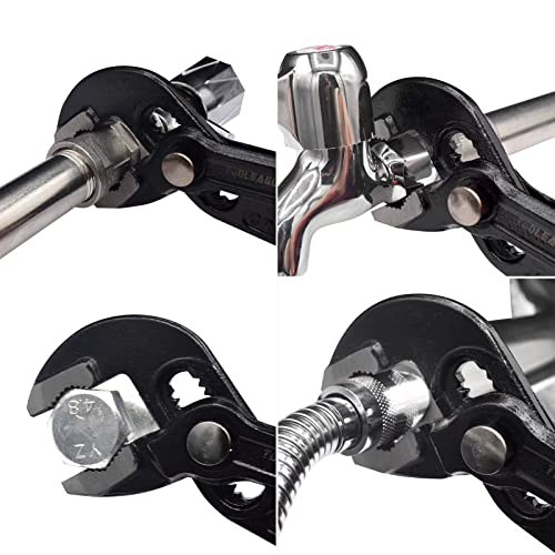TOOLEAGUE 16-inch Groove Slip Joint Pliers, Heavy Duty Water Pump Plier 1 16 inches