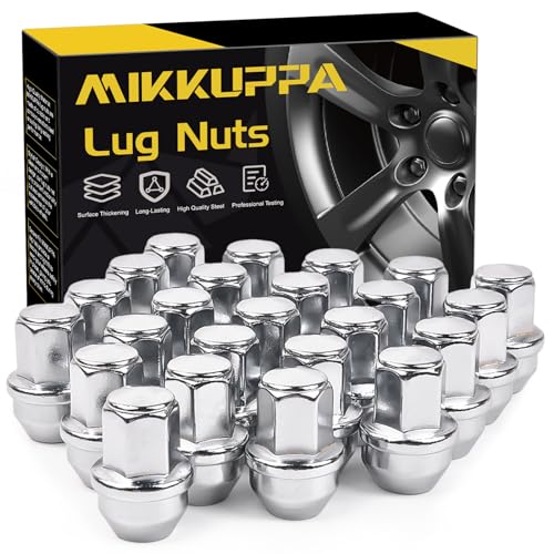 MIKKUPPA 24pcs M14x1.5 Ford F150 Lug Nuts & 1/4oz Wheel Weights