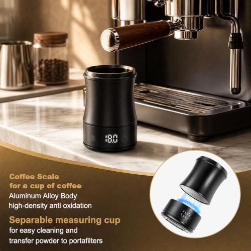 Digital Coffee Scales with Timer, Auto Off Rechargeable Espresso Scale