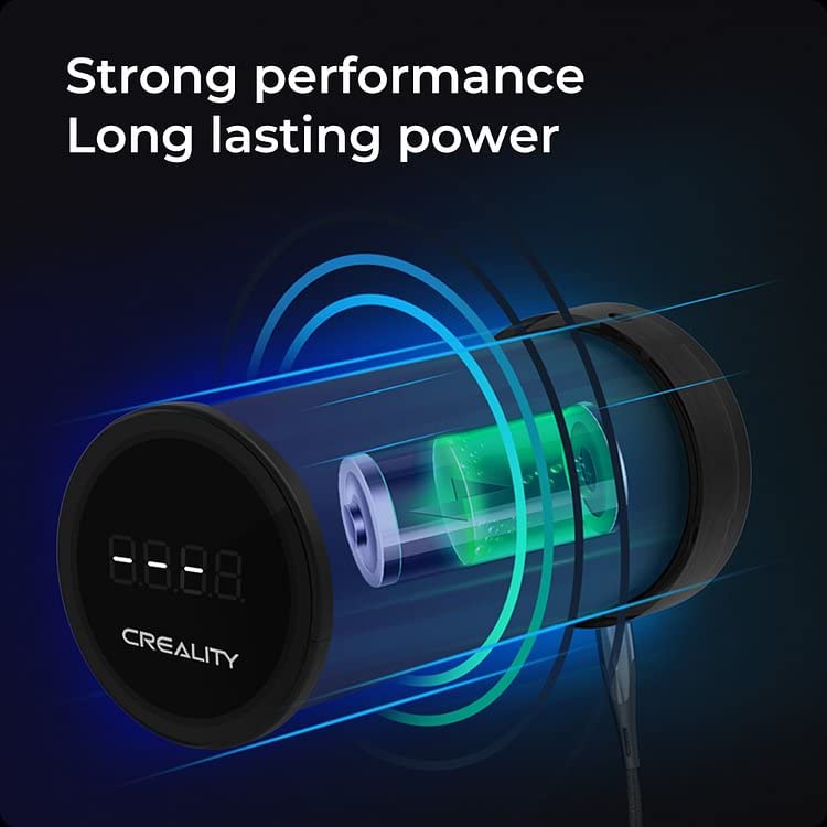 Creality 3D Printer Filament Spool Holder, Weighable Digital Spool Rack with Rechargeable Battery Smooth Feeding HD Display Filament Holder for Ender 3,Ender 3 V2,Ender 3 V3 SE/KE All FDM 3D Printer