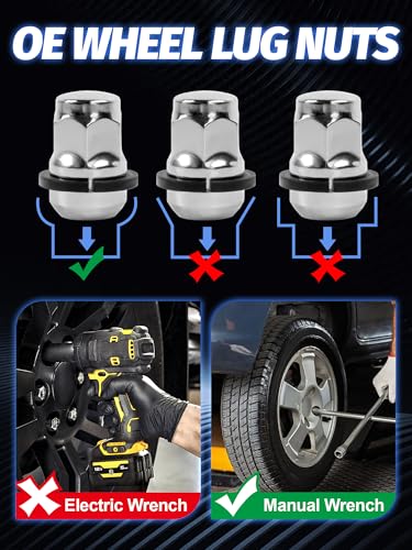 M12x1.5 Lug Nuts 20PCS for Accord 12×1.5 20pcs，1.38IN